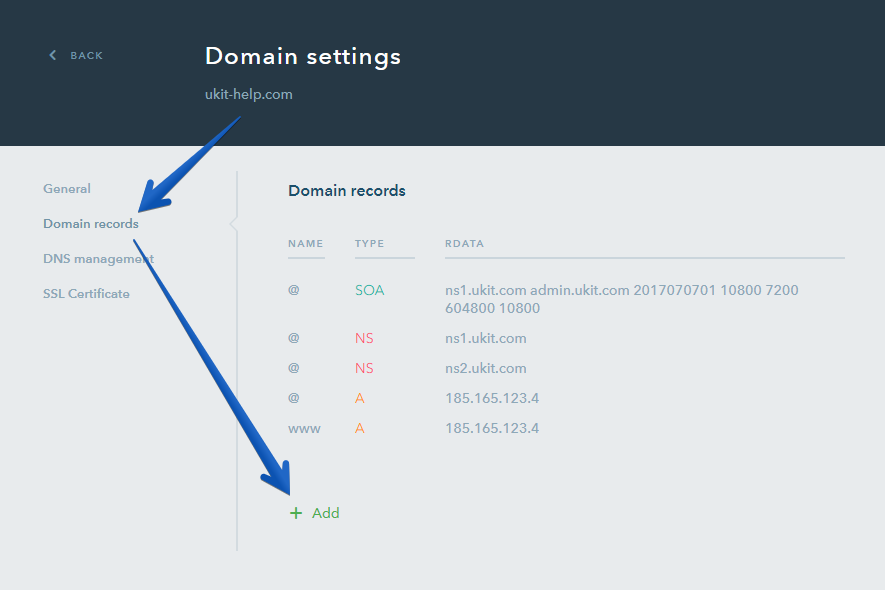 Domain record. Domain settings. UKIT вертикальное меню. Юкит как изменить шрифт. Как в Юкит поменять картинки.