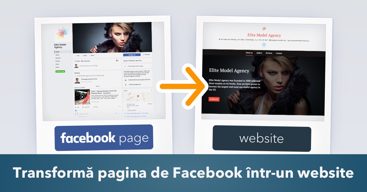 Ukit Alt TransformaÈ›i VÄƒ Pagina De Facebook Intr Un Website In Doar Cateva Minute